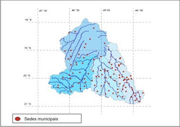 Figura 1 - Localizao das sedes municipais 