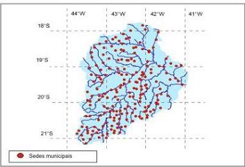 Figura 1 - Localizao das sedes municipais