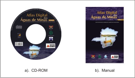 Figura 5 - CD-ROM e Manual do Atlas Digital das guas de Minas - 2 edio