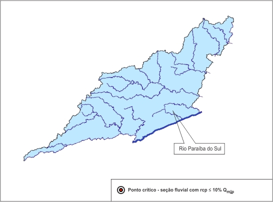 Figura 5 - Mapa da regio hidrogrfica do rio Paraba do Sul, em Minas Gerais